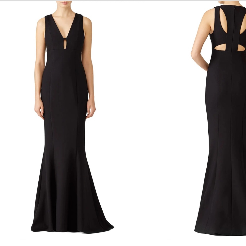 Likely X Revolve Black Albury Gown size 0 EUC!😍
